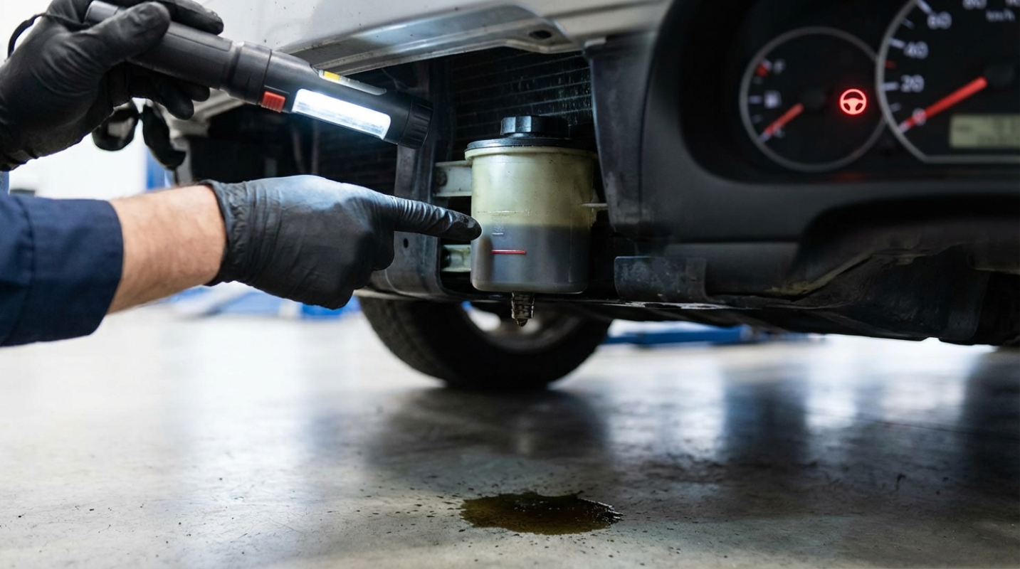 Power Steering Fluid Leaks And Warning Signs